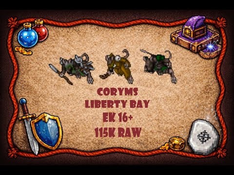TIBIA Coryms Liberty Bay – EK 16+ Hunt