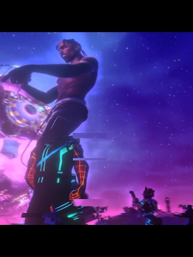 Travis Scott Concert Highlights in Fortnite