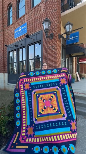 3.1K views · 167 reactions | Use the bright colors. Cut up the good fabric. Quilt boldly and full of joy, Rockstars! After three weeks on the road, I finally return to my usual routine this week, and one of the things I’m most excited about is SEWING TIME  Here’s a happy look at the amazing #roamquilt by @tarafaughnan that I quilted for @rbigyellowdog before QuiltCon  | String & Story | Facebook