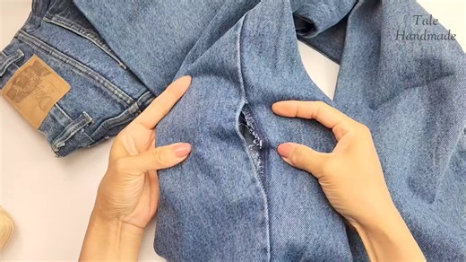 127K views · 828 reactions | 4 Tricks to repair Jeans without sewing machine | DIY Tips Tale | Facebook