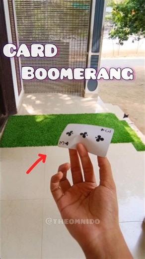 Learn the Coolest Card Boomerang ever!