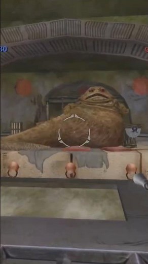 Princess Leia and Jabba the Hutt, ends badly… Battlefront