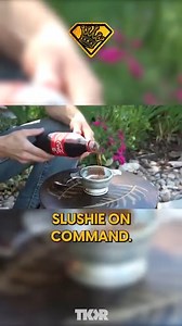 168K views · 2.4K reactions | 流 Instant Soda Slushie! ❄️ Unbelievable Freezing Trick #DIY #DIYProjects #science | The King of Random | Facebook