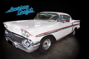 American Graffiti White 1958 Chevy Impala Goes to Auction