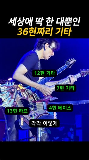 세상에 딱 한 대 있다는 36현 기타