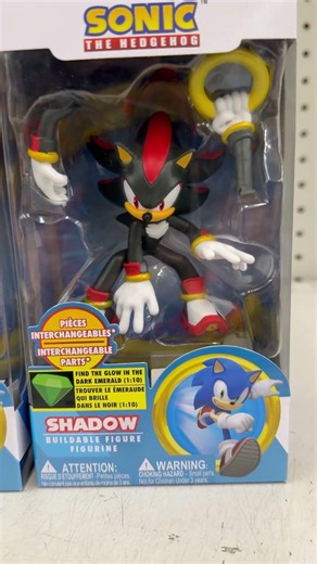Sonic The Hedgehog Buildable Figures Sonic Tails Shadow Dr. Eggman toys found in the toy aisle