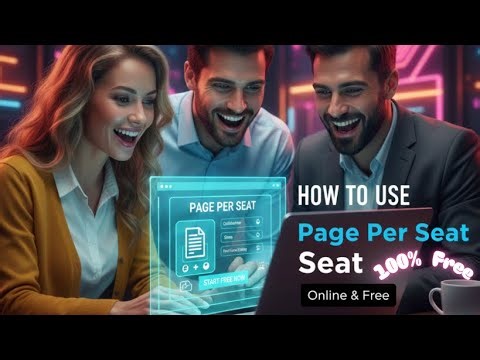 How to use page par seat online free without investment 100% free #pdf #powerpoint #freeonlinetools