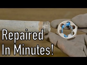 How to Fix Damaged or Corroded Pipe Threads and Stop Leaks Using a Rethreading Die