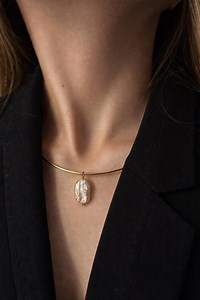 Baroque Pearl Choker, Pearl Torque Necklace, Modern Bridal Jewelry, Gold Neck Cuff, Silver Wire Choker, Statement Irregular Pearl - Etsy