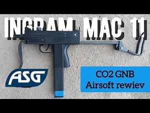 ASG ingram M11 GNB - Mac 11 CO2, 6mm, airsoft rewiev - airsoft (CZ/SK)