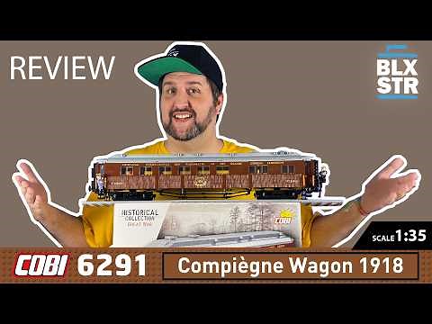 I Surrender! 💥 Compiègne Wagon 1918 / 1940 ▶️ REVIEW | COBI-6289 & COBI-6291