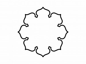 Islamic Frame Line Art Background. Hand Drawn Islamic Frame...