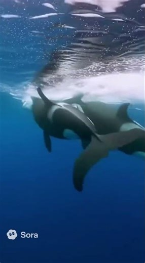 The Ocean has a NEW KING! 👑 Watch Orcas HUNT a Great White Shark! 🤯