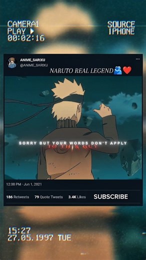 Naruto is real legend 🫂❤️ #anime #narutoshippuden #viralshorts