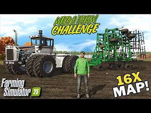 16X MAP! BIG FIELD EXPANSION WITH BIG BUD 450! | Farming Simulator 25 | FS25 Timelapse #24