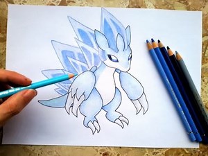 How to draw Sandslash (Alola Form) | Pokemon
