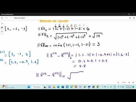 Método iterativo de Jacobi. Métodos Numéricos