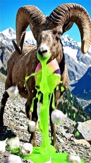 Bird Pops Giant Bighorn Sheep Cyst 😱🟢 | Ultra-Realistic 4K