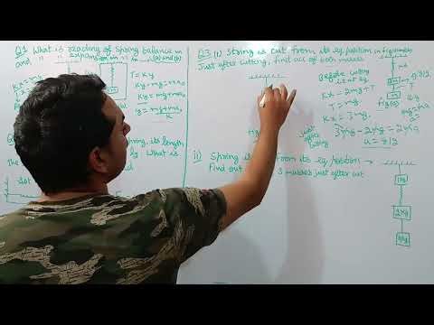 40. Problems on cutting of spring and string