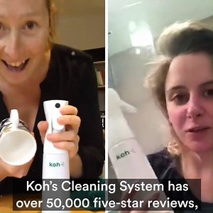 72K views · 536 reactions | There are so many reasons why Koh’ing is different to regular cleaning. ✨ It’s easy, one Cleaning System to clean your whole home.  It’s safe, no harsh chemicals, no toxic fumes or fragrances.  It’s eco-certified, and the refillable system reduces the need for throw-away plastics. Oh and... It has over 50,000 5 star reviews ⭐️ | Koh | Facebook