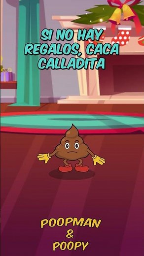 💩🎄¡Con el turrón, caca chiquitín! En Navidad, todos hacen caca | Poopman & Poopy