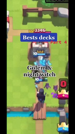 Best Golem & Night Witch Decks for Clash Royale
