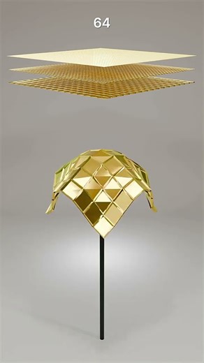 Watch 4 Layers Transform into 1,000,000! 🤯 Gold Nano-Magic in 30s #didyouknow #facts #trending