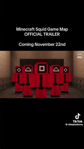 squid game minecraft trailer #minecraft #squid game #release date