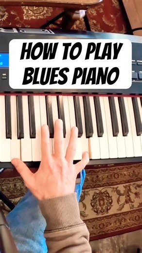How To Play Blues Piano: Improvising with Blues Licks/Riffs in Key of G