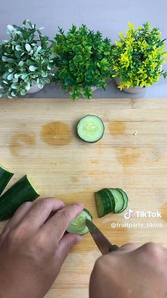 Cucumber Flower Carving Tutorial | Fruit Art Masterclass