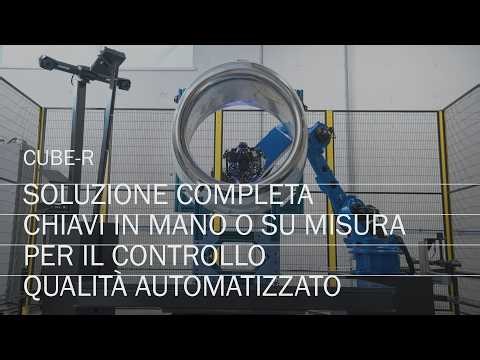 CUBE-R: Soluzione completa chiavi in mano o su misura per il controllo qualità automatizzato