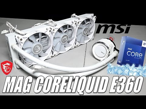 MSI MAG Coreliquid E360 Review - Great Cooler For Intel 13900K/14900K