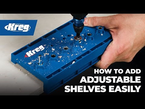 How To Add Adjustable Shelves Easily