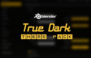 Blender True Dark Theme [$]