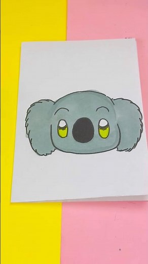 🐨 How to Draw a Kawaii Koala ✨ Step by Step