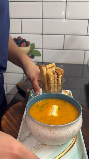 Restaurant style, tomato soup #explorepage #foodie #fypyoutube #recipe ￼