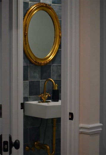 Transforming a Hall Closet Into a Stylish Half Bath