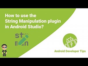 How to use the String Manipulation plugin in Android Studio?