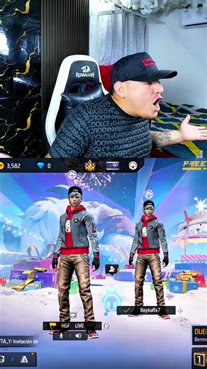 Menos mal me iba a matar de todo pecho😹#freefire #fyp #boyka @Hermanos Gamer