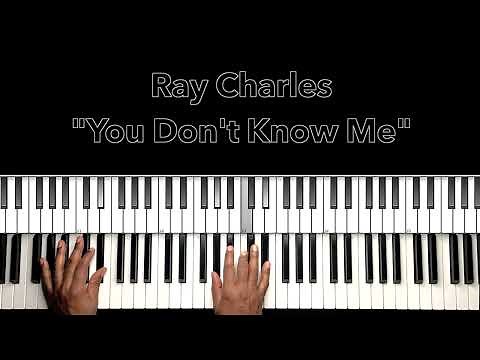 Ray Charles "You Don't Know Me" Piano Tutorial