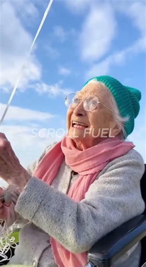 The balloon lifted her chair 💀