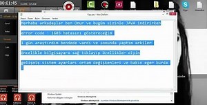 Java Error Code : 1603 Hatası 0 Çözüm !