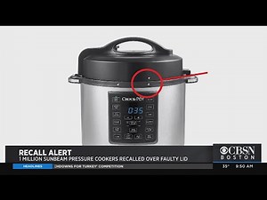 Sunbeam Recalls Nearly 1 Million Crock-Pots Over Potential Burn Risk