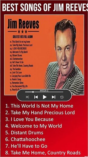 Best Songs Of Jim Reeves - Jim Reeves Greatest Hits Full Album 2023 #shorts