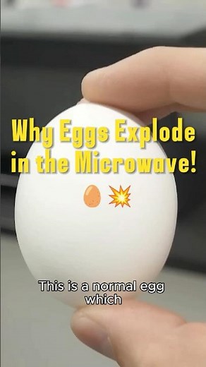 Why Eggs Explode in the Microwave! 🥚💥 #sciencefacts