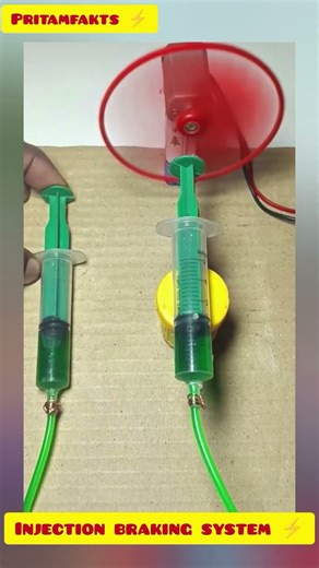 injection braking system ⚡#dcmotor #shorts