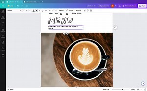 Minimal Cafe Menu Board Template Bundle, Editable Cafe Menu Template, Cafe Opening Hours Sign, Minimalist Coffee Menu, Cafe Menu Wall Board - Etsy