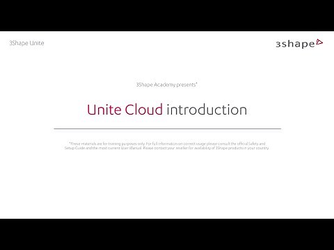 3Shape Unite Cloud - introduction