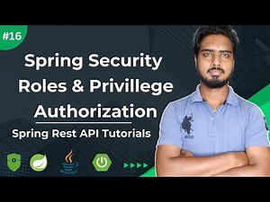 #16 Spring Security Role Permission Authorization In One video | Spring Security 6 Jwt Tutorials