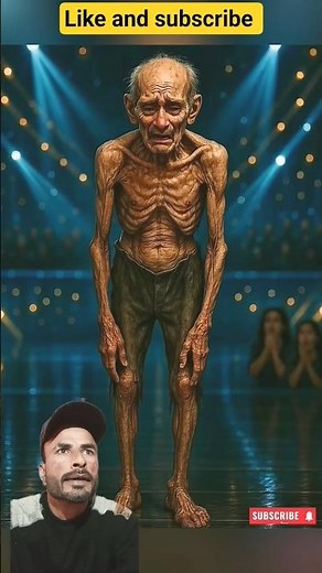 The old man performance in AGT #megic #greenscreen #aivideo #telent #shorts